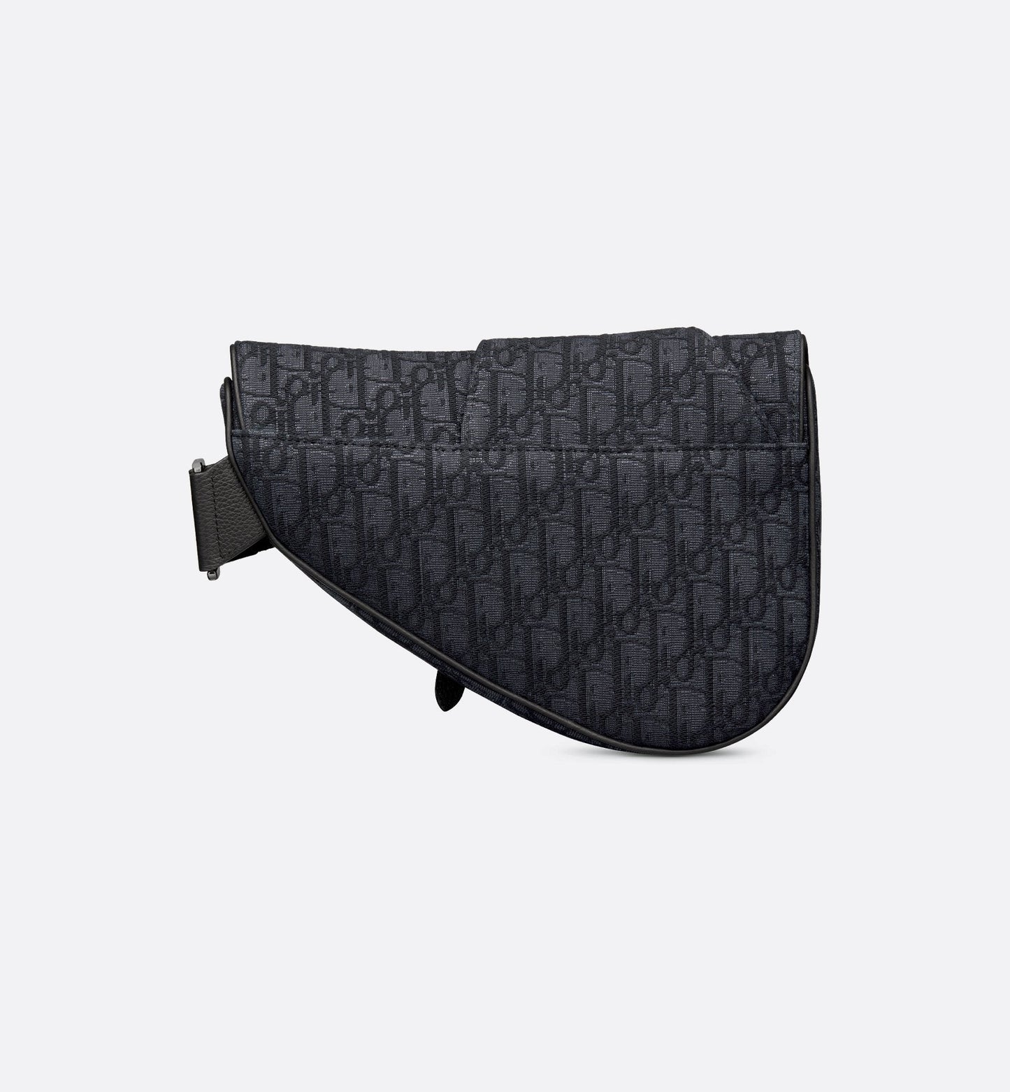 Dior Saddle Bag Oblique in black jacquard