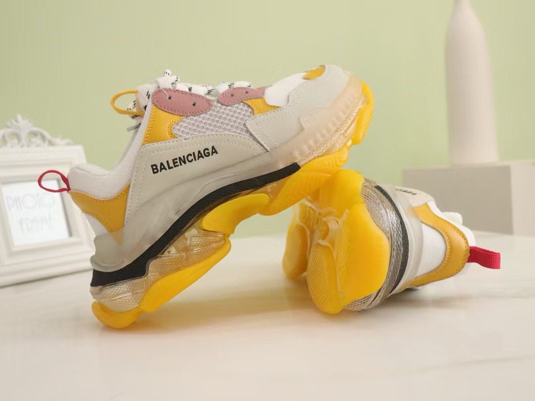 Balenciaga Triple S 'White Yellow'
