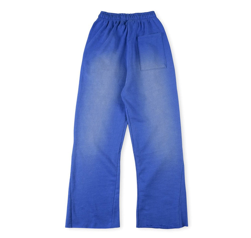 Hellstar Blue Yoga Flare Sweatpants