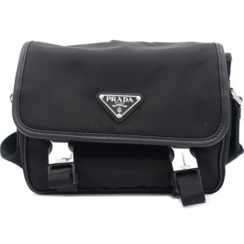 Prada Re-Nylon Shoulder Bag Black