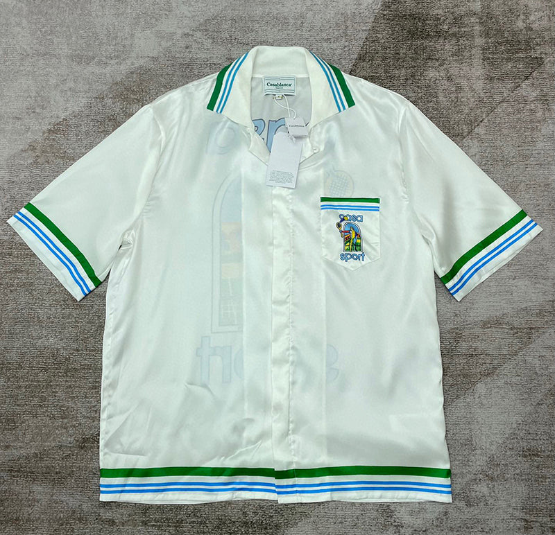 CASABLANCA 'Le Jeu Colorè' Silk Shirt