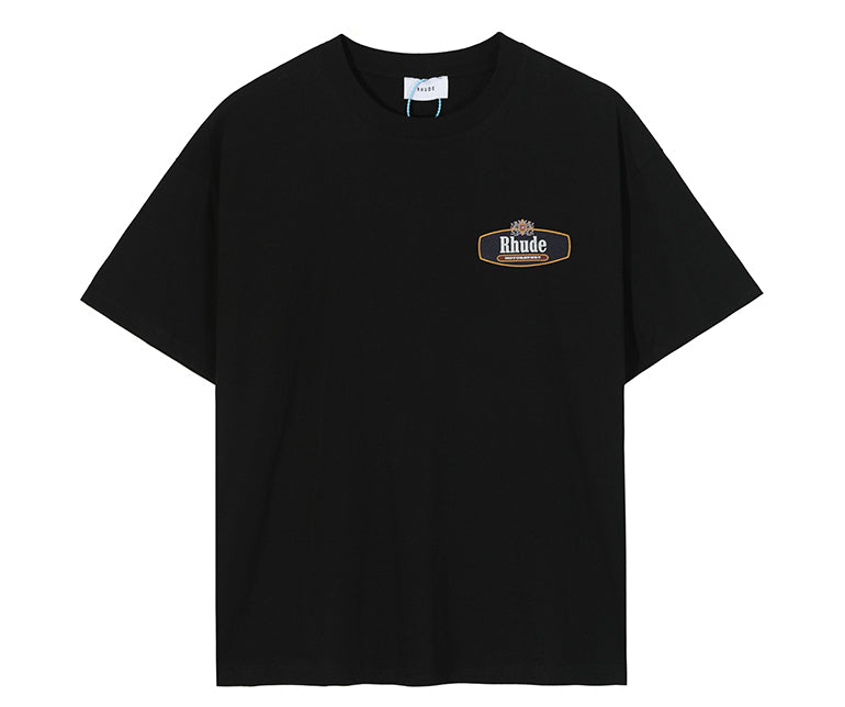 Rhude Racing Crest Tee Black