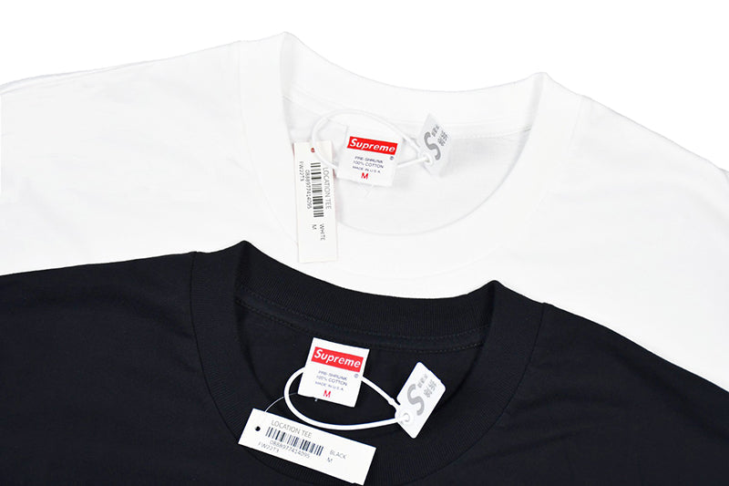 Supreme Location T-Shirt Black