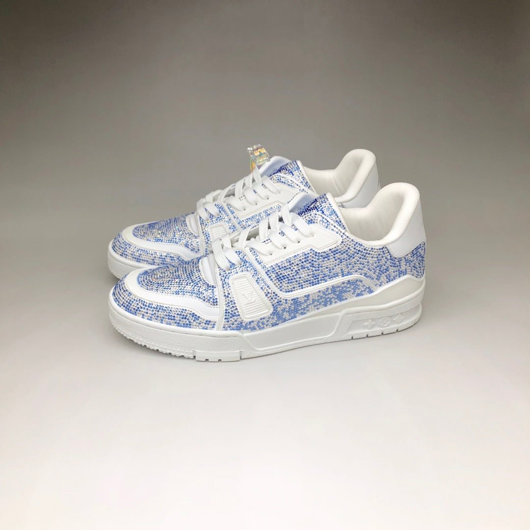 Louis Vuitton LV Trainer Azur Stone