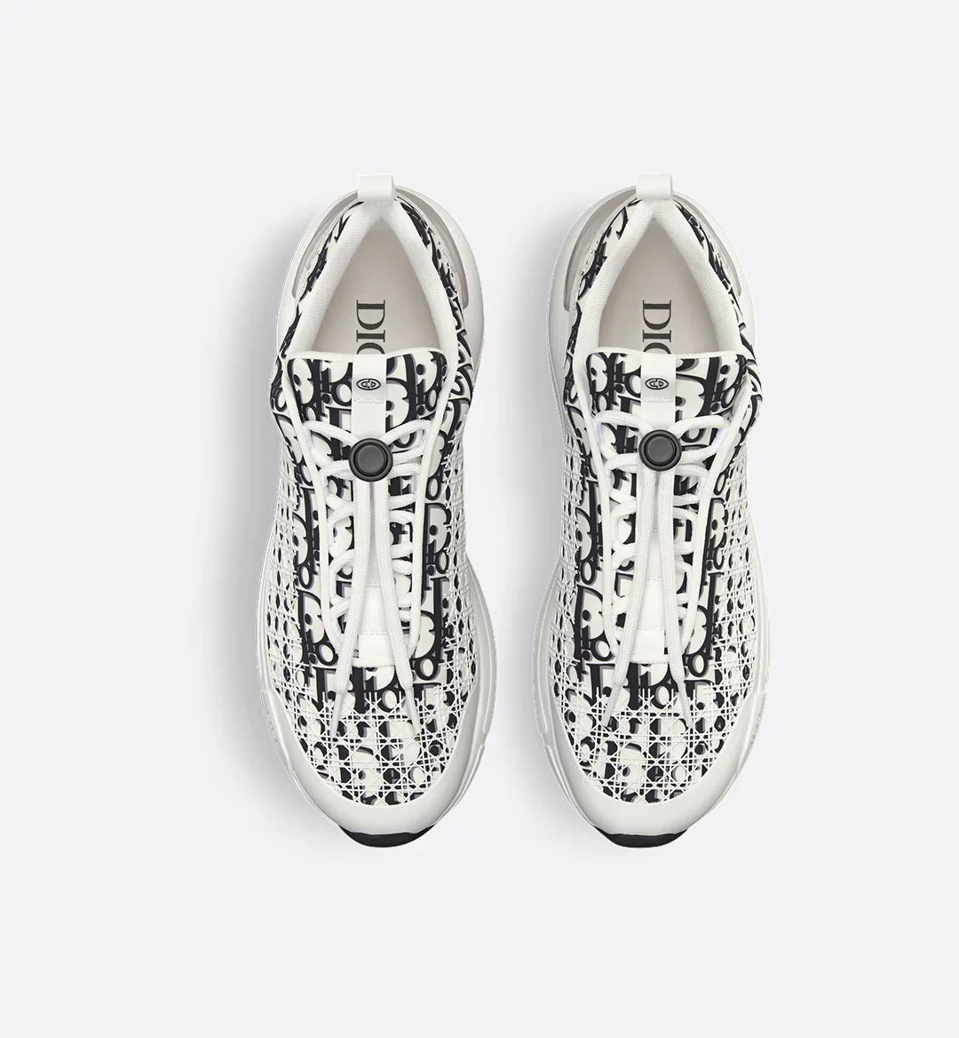 Dior B24 Oblicuo Motivo Cannage White