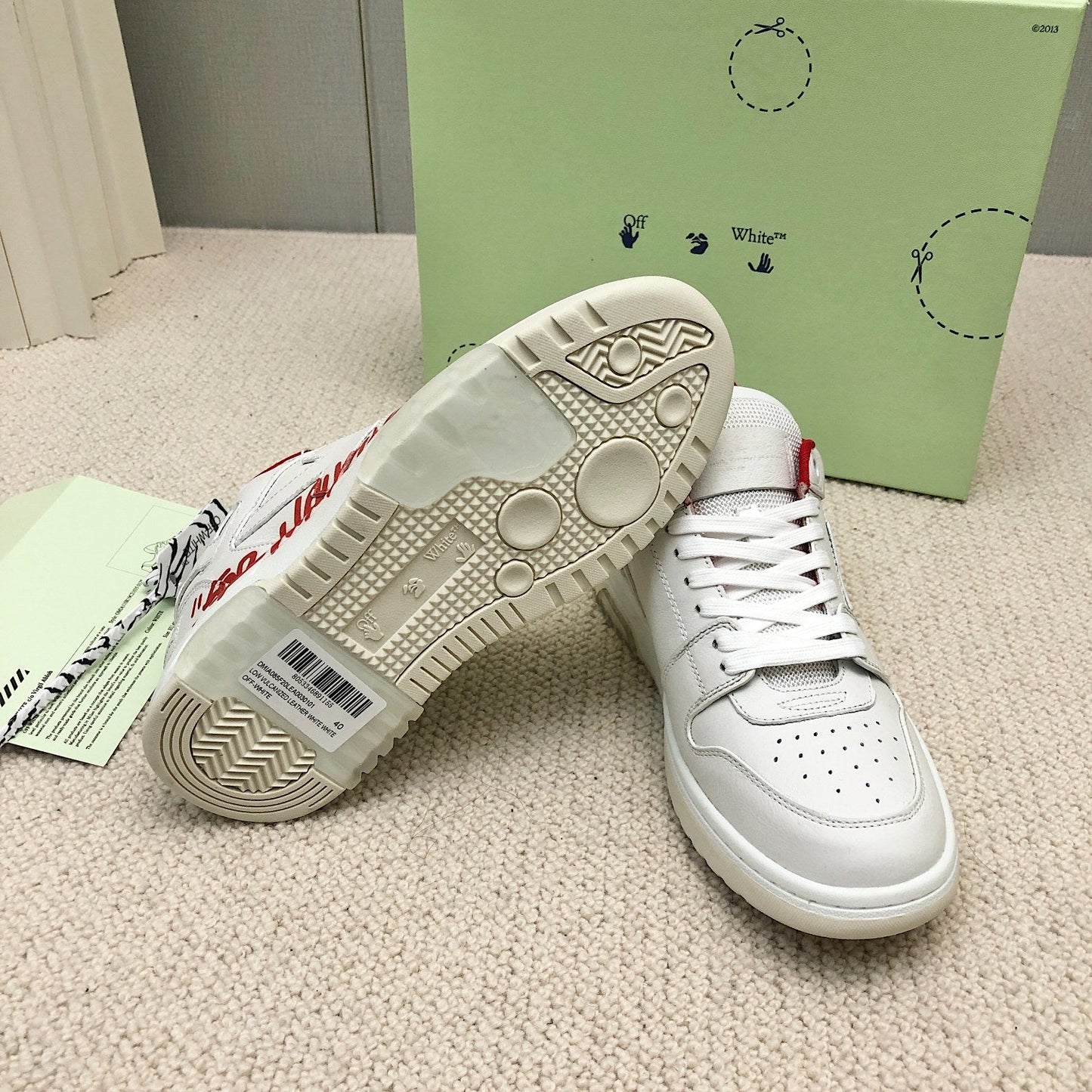 Off-White Out of Office 'For Walking - White Red'