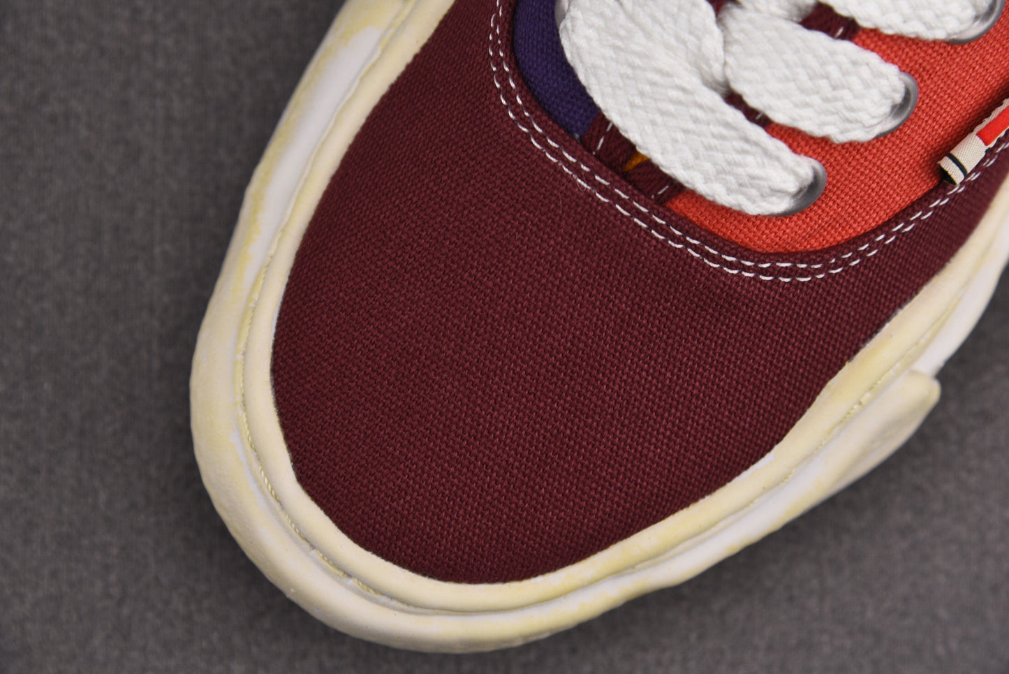 Maison Mihara Yasuiro Baker OD OG Sole Canvas Low Red