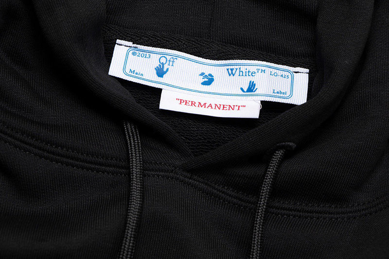 Off-White Brush Arrow Hoodie Black