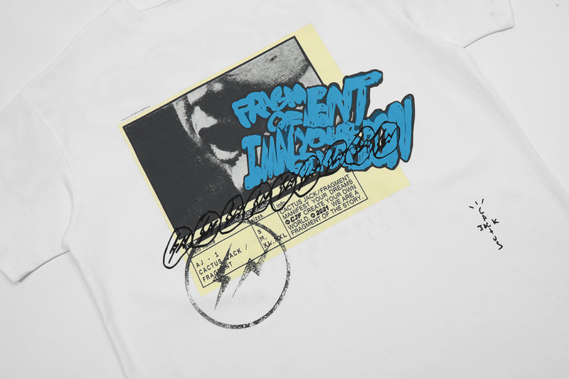 Travis Scott Cactus Jack For Fragment Manifest T-shirt