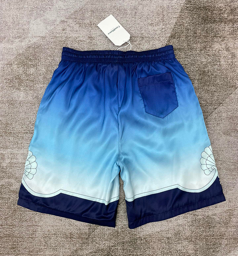 CASABLANCA Place Vendome Silk Shorts