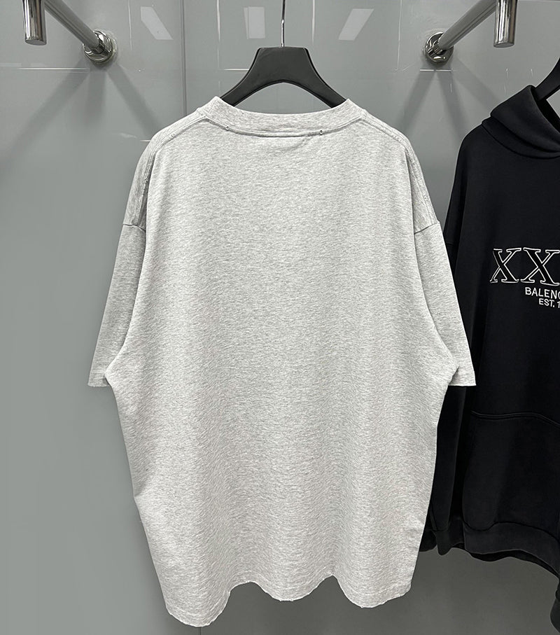 Balenciaga Be Kind Oversized T-Shirt Grey