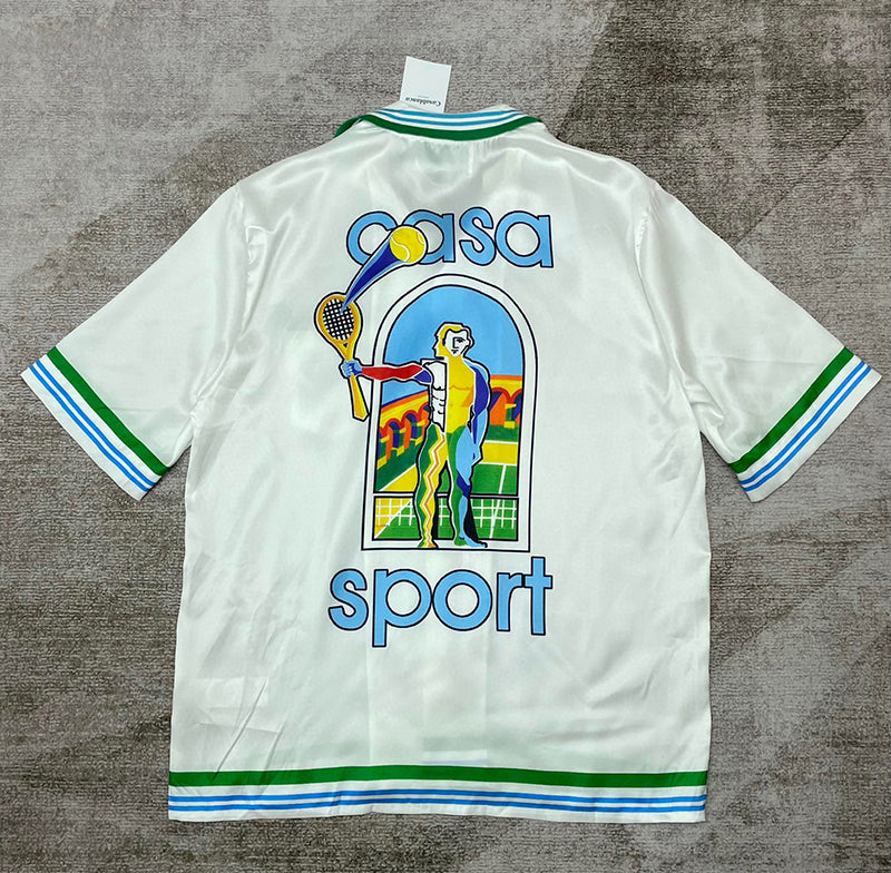 CASABLANCA 'Le Jeu Colorè' Silk Shirt
