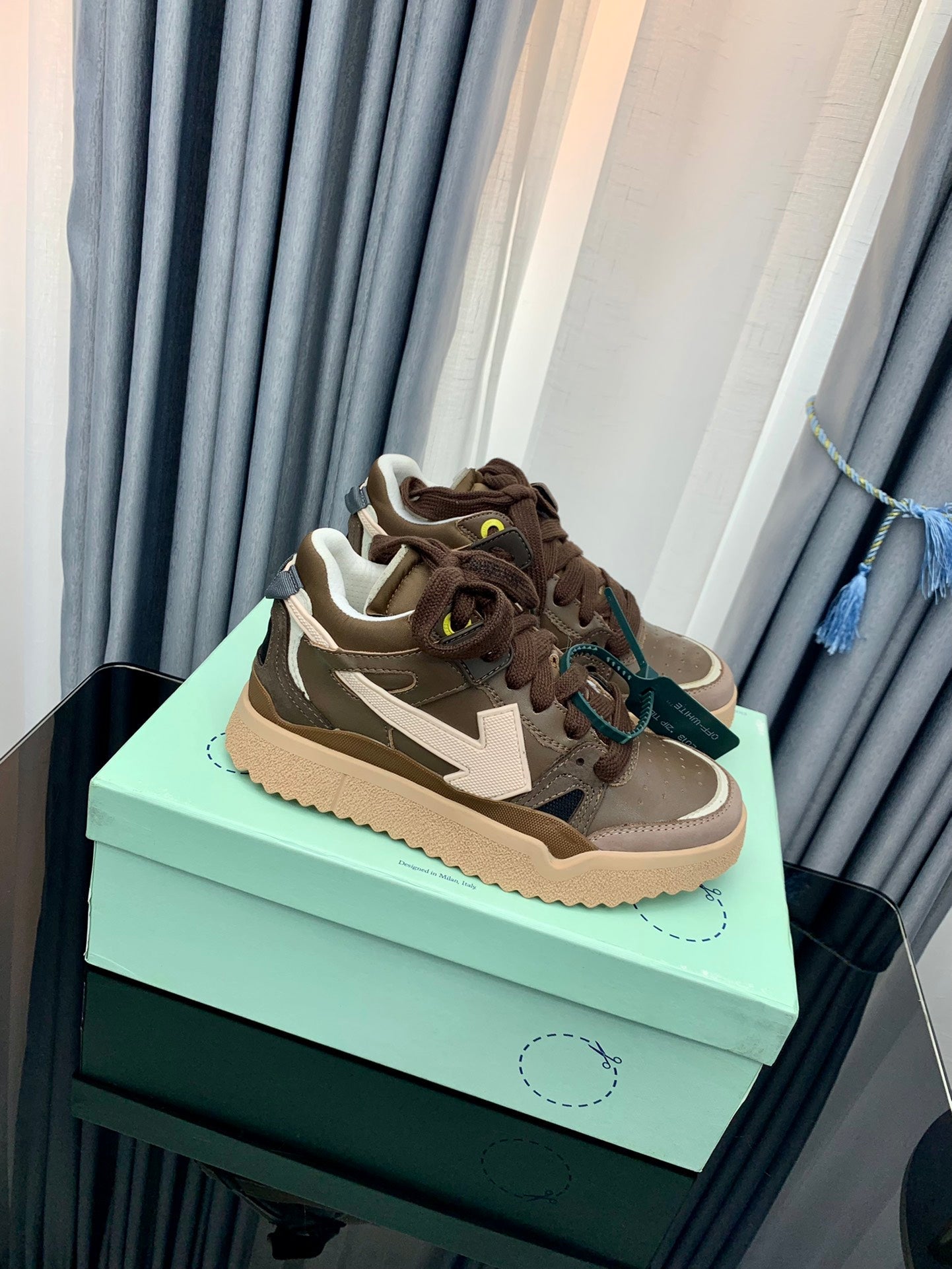 Off-White New Mid Sponge 'Brown Beige'