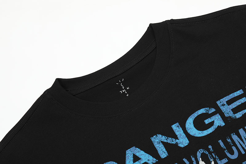Travis Scott Cactus Jack For Fragment Danger Tee Washed Black