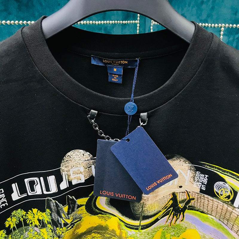 Louis Vuitton Cosmic Volleyball Print T-Shirt