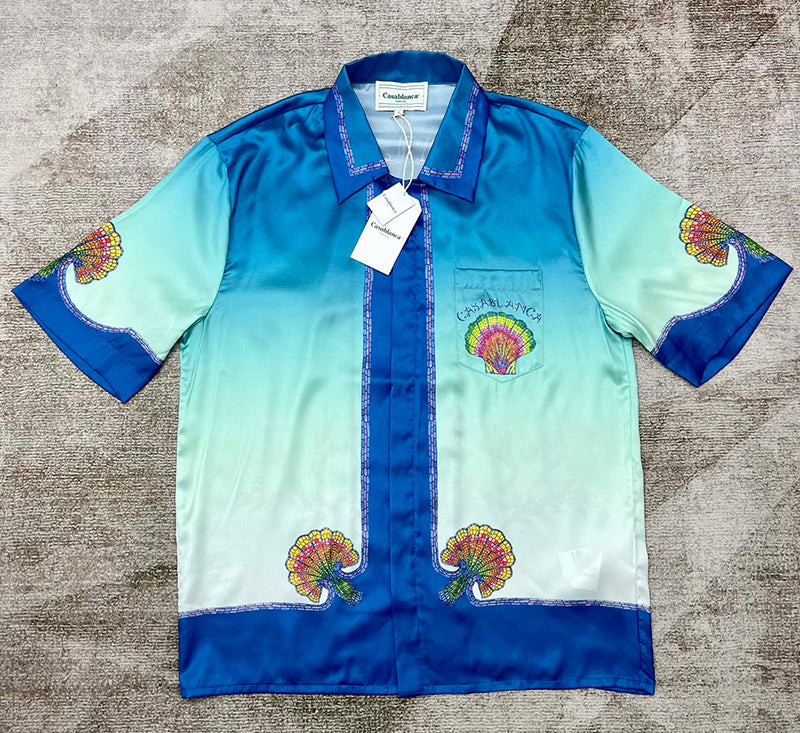 CASABLANCA Coquillage Coloré Silk Shirt