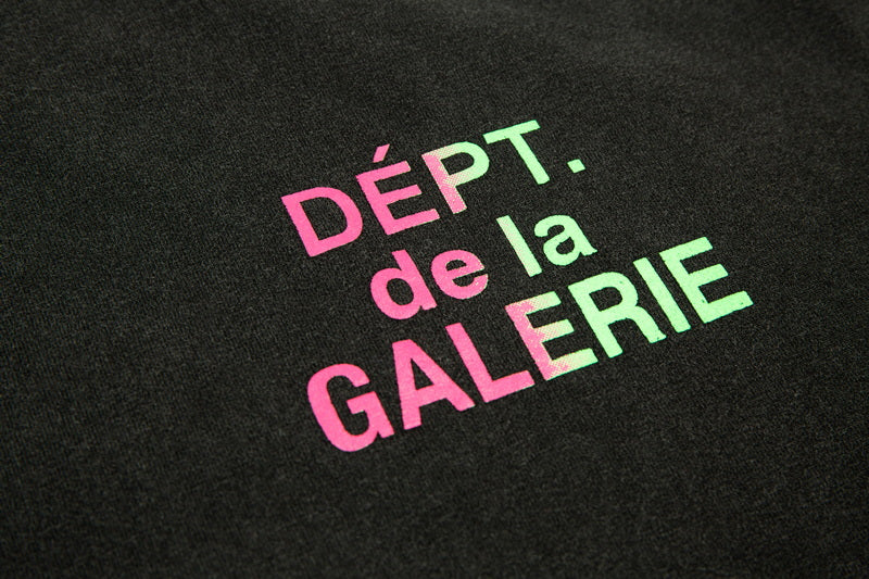 Gallery Dept Rainbow Tee 'Black'
