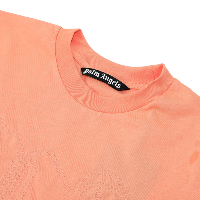 Palm Angels PA Logo T-shirt Coral