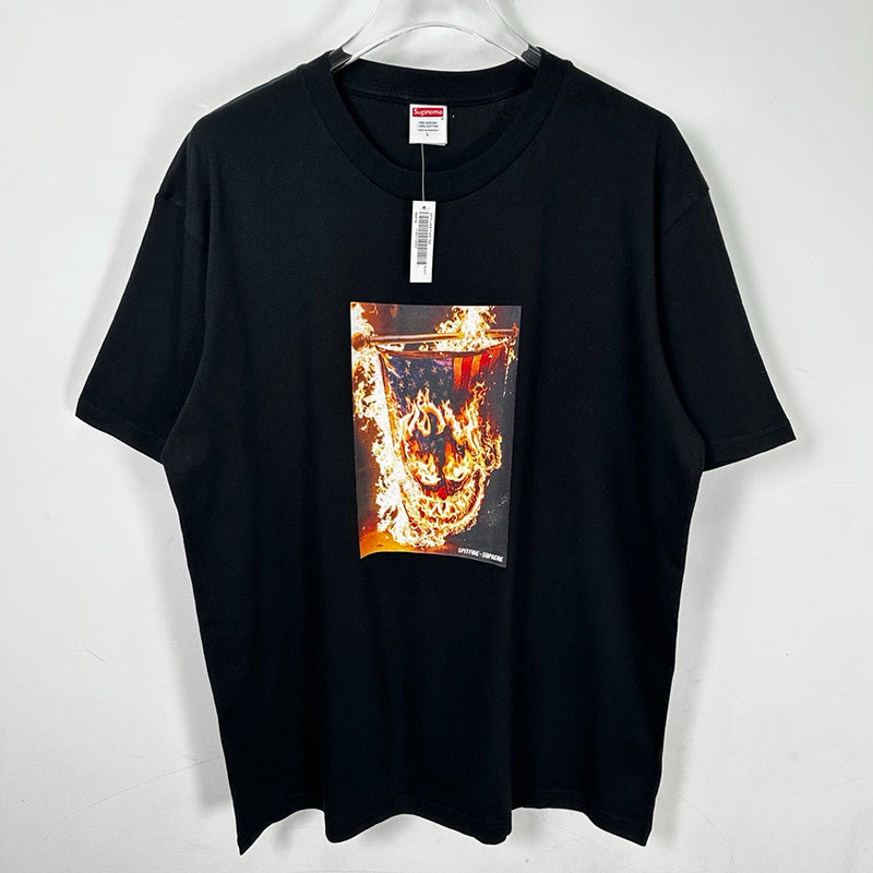 Supreme-Supreme x Spitfire SS26 Flag T-Shirt 'Black'