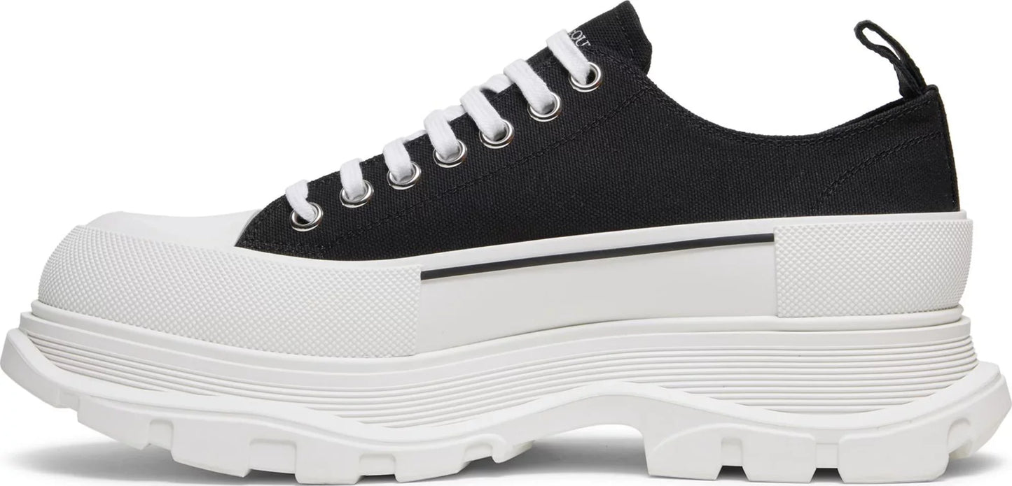 Alexander McQueen Tread Slick Lace Up 'Black White'