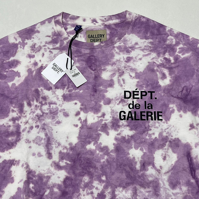GALLERY DEPT. Tie-Dyed Logo T-shirt Purple