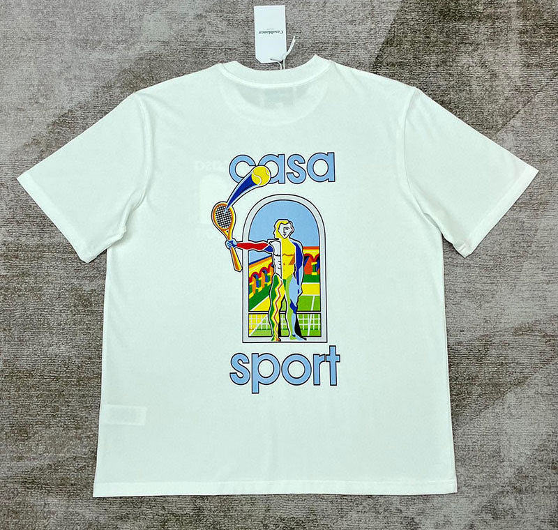 CASABLANCA Le Jeu Coloré T-Shirt White