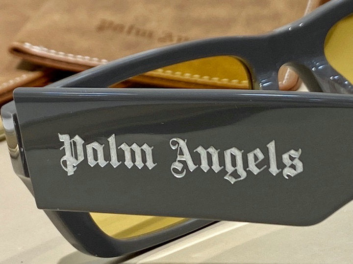Palm Angels Palm Rectangle Frame Sunglasses Grey