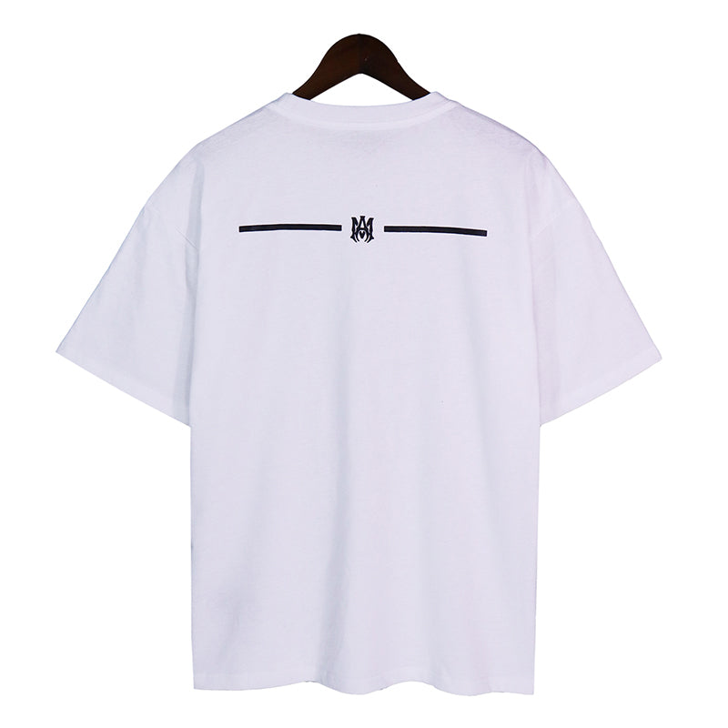 AMIRI MA Bar Club logo Tee White