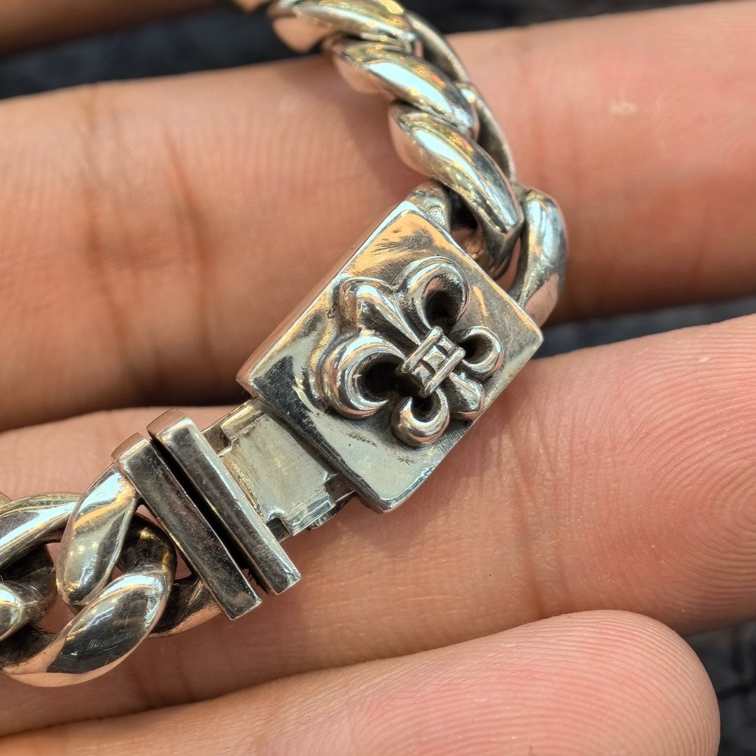 Chrome Hearts - Fleur de Lis Link Bracelet