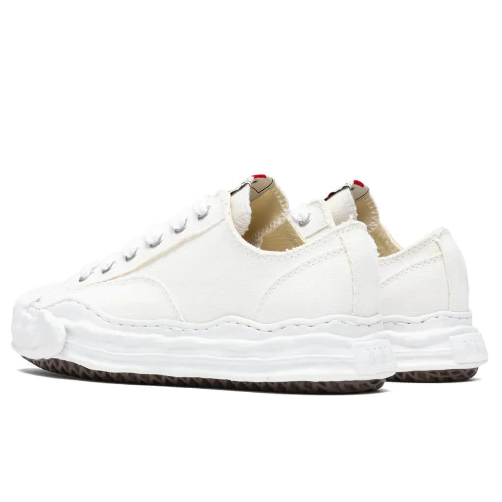 Maison Mihara Yasuiro Hank Low OG Sole Toe Cap Canvas - White