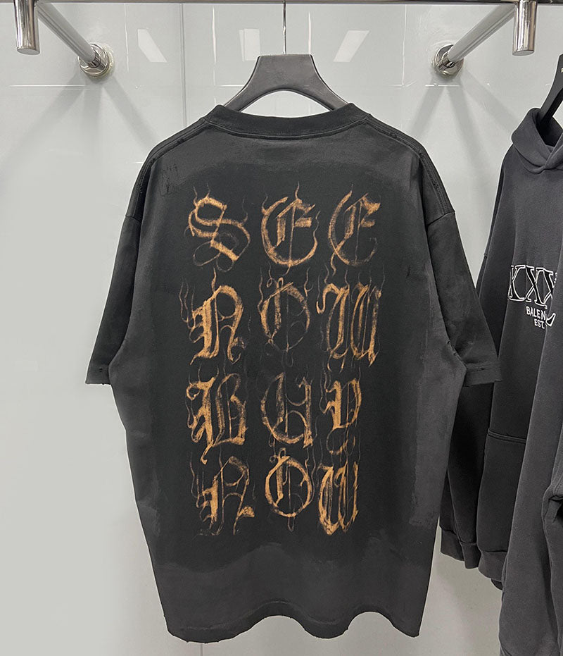 Balenciaga heavy metal t-shirt