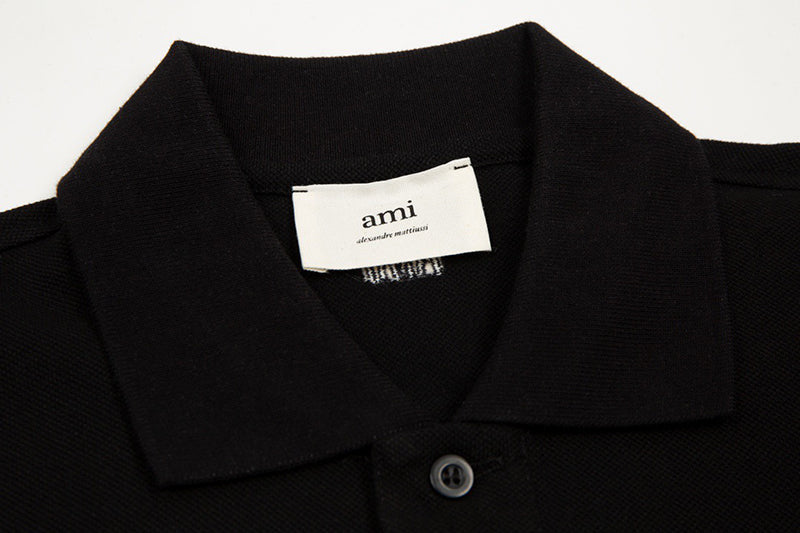 Ami De Coeur Polo Shirt Black