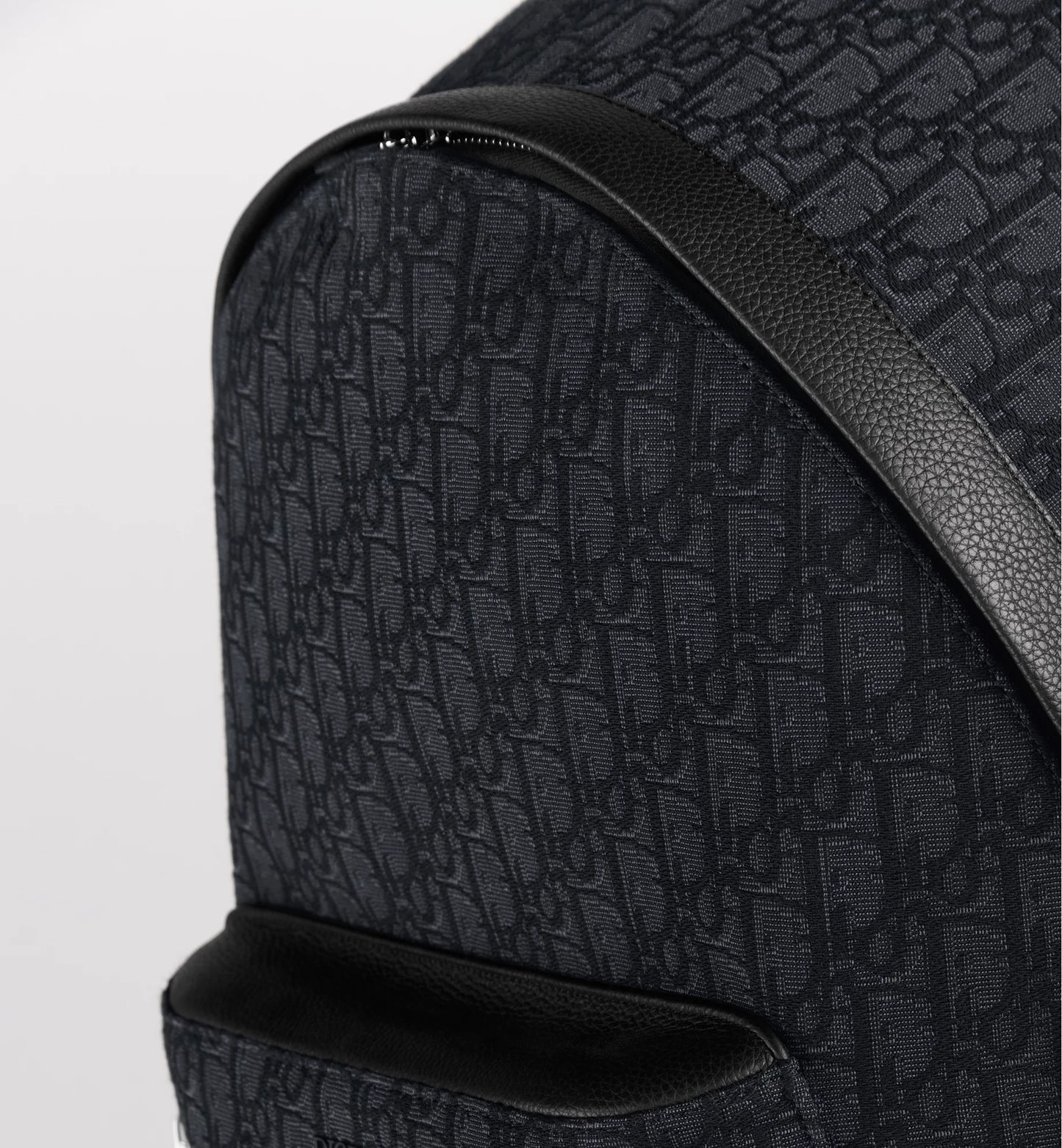 Dior Rider Backpack Oblique in black jacquard