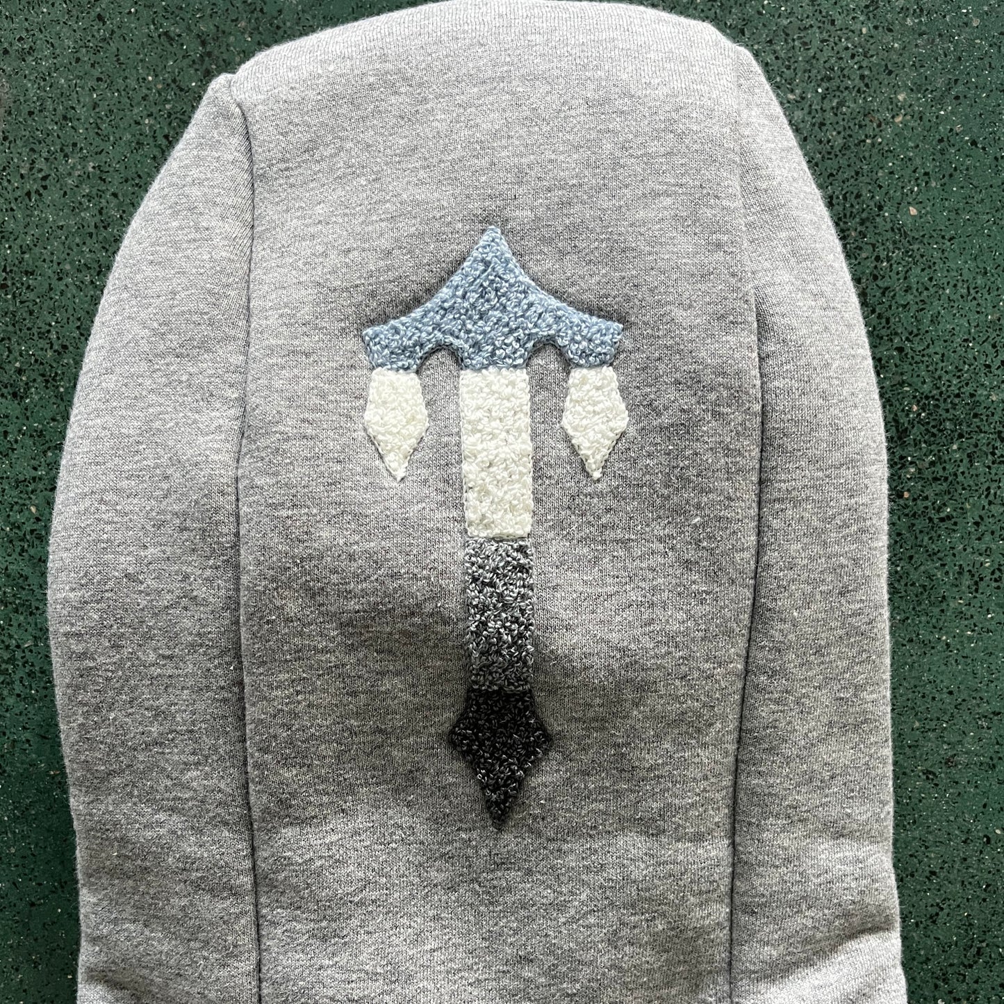 Tapstar Chenille Decoded 2.0 Hooded Tracksuit-Grey/Ice Blue