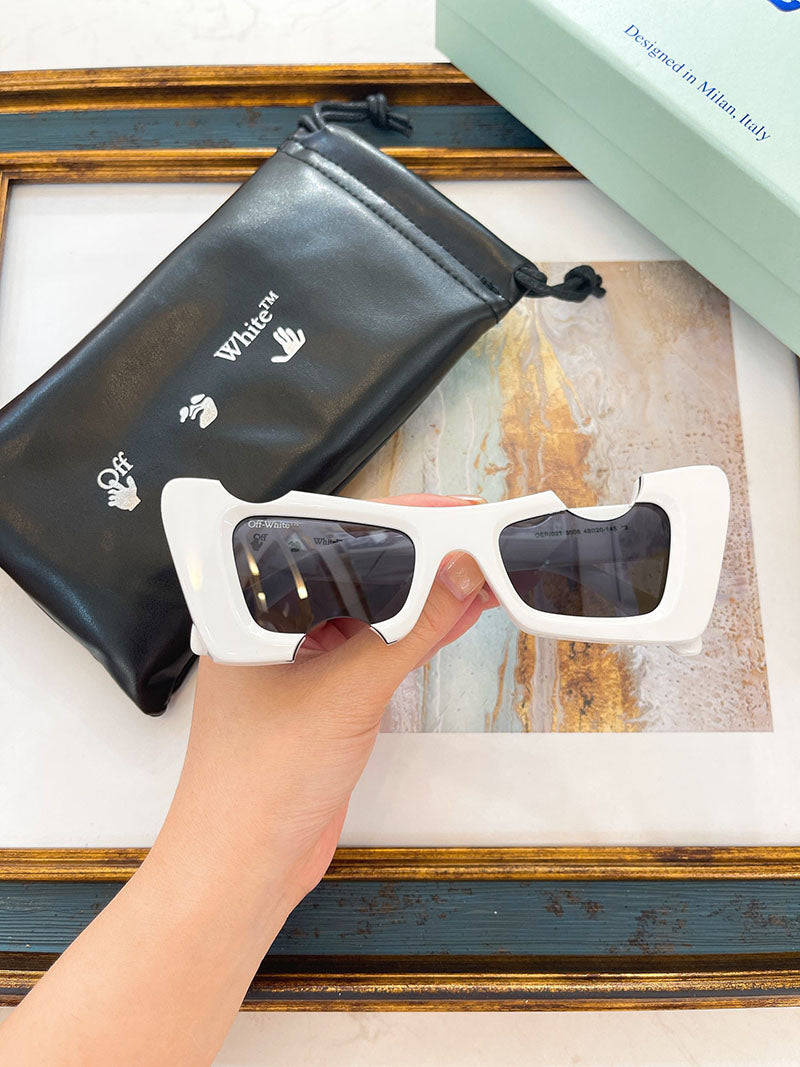 OFF-WHITE Cannes Cut-Out Cat-Eye Sunglasses