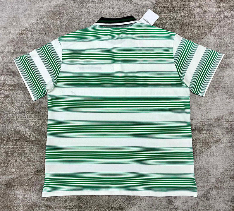 CASABLANCA  Gradient Stripe Interlock Polo Shirt