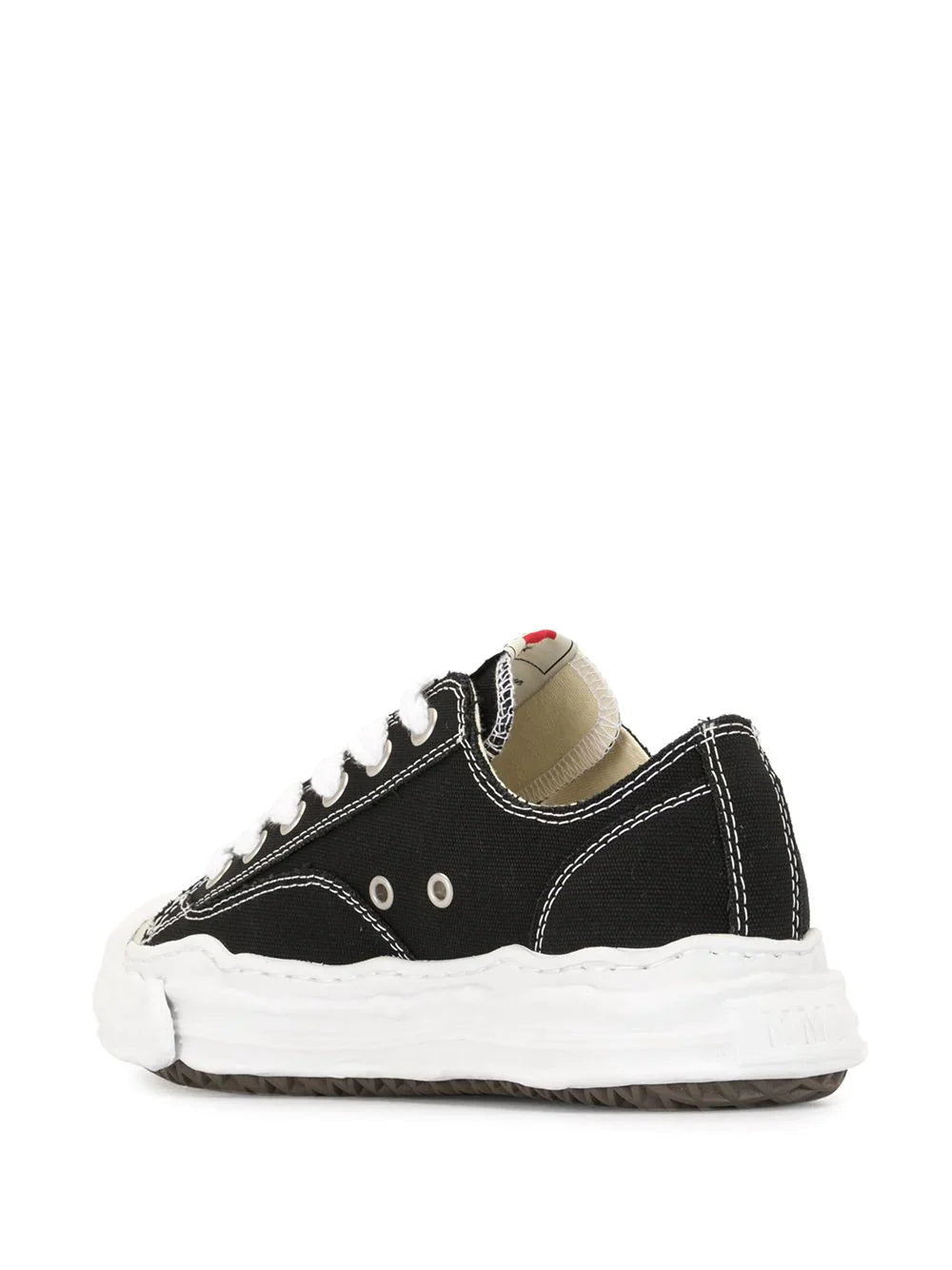 Maison Mihara Yasuiro Hank Low OG Sole Toe Cap Canvas - Black