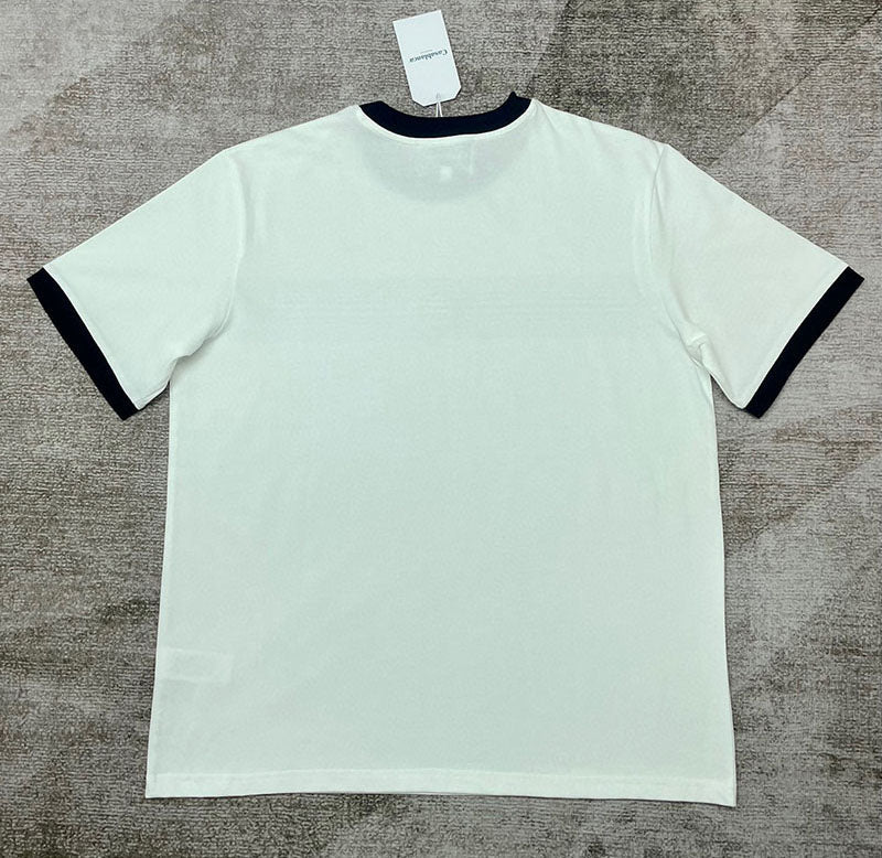 CASABLANCA Gradient Stripe Ringer T-Shirt White