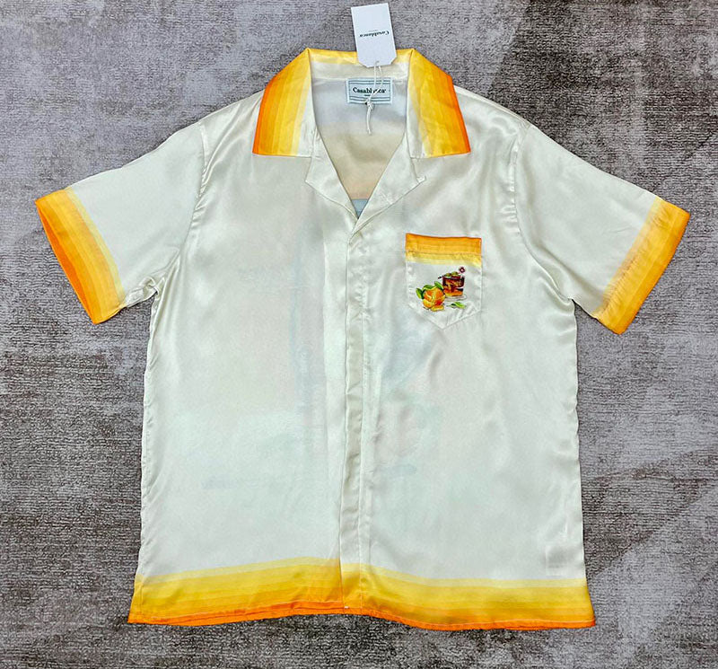 CASABLANCA Panoramique Silk Shirt