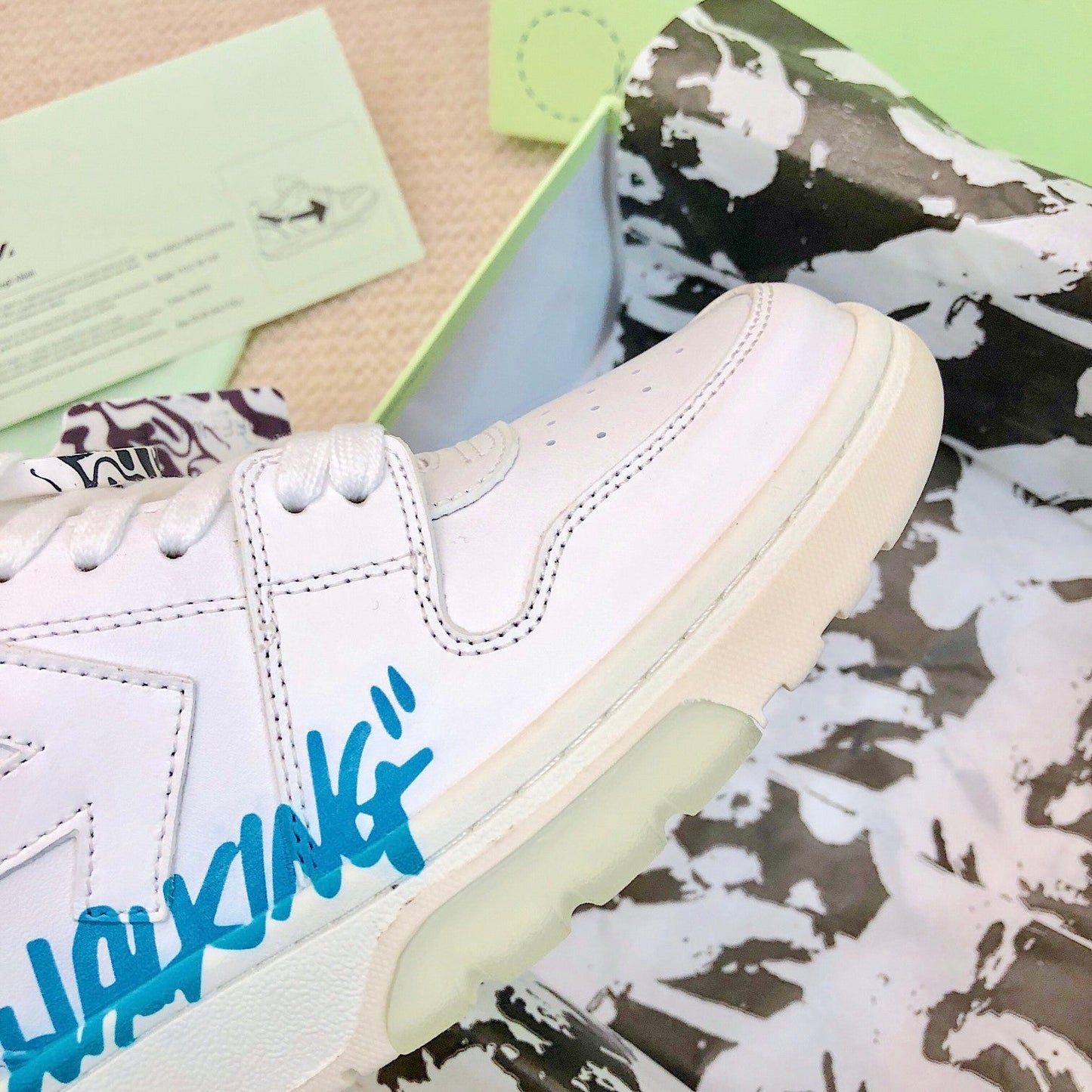 Off-White Out of Office Low 'For Walking - White Blue'