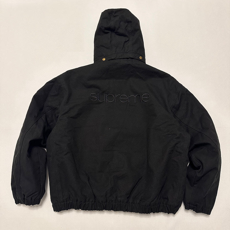 Supreme Faux Shearling Lined Bomber Jacket Black