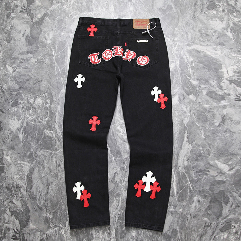Chrome Hearts Tokyo Levi's Cross Patch Jeans