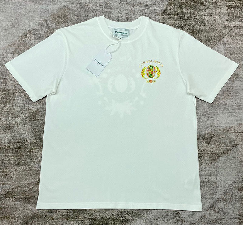 CASABLANCA Joyaux D'Afrique Tennis Club T-Shirt White