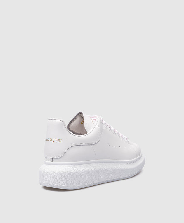 Alexander McQueen Oversized White leather sneakers