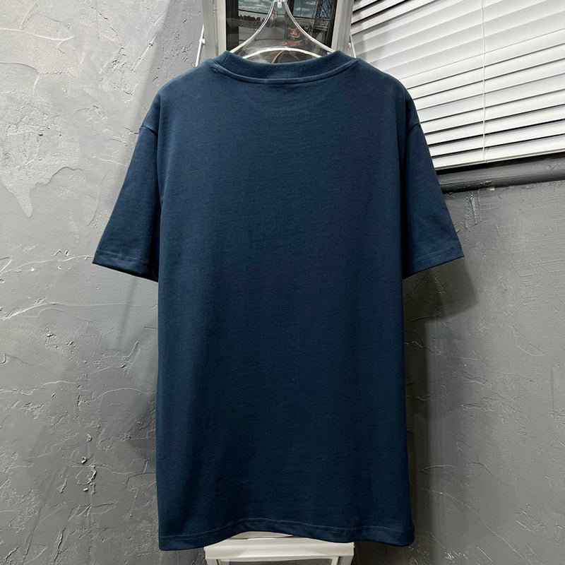 Louis Vuitton Signature Print T-shirt Navy