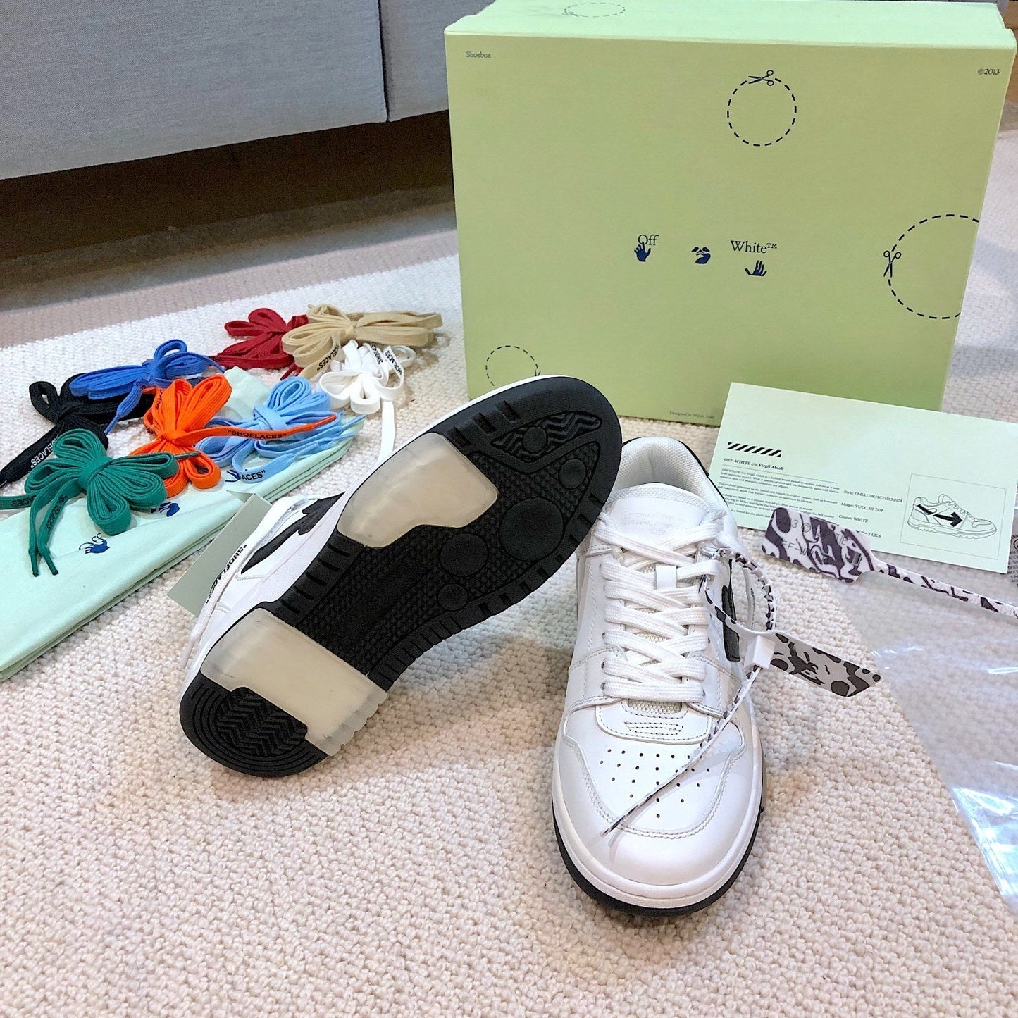 Off-White Out of Office Low 'White Black'