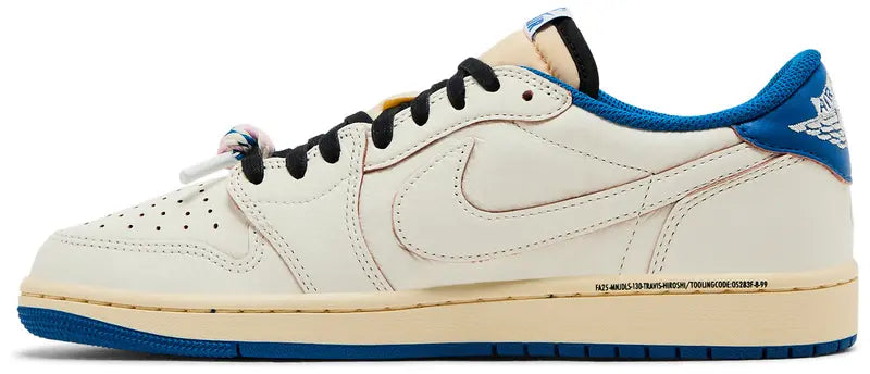 Jordan 1 Retro Low OG SP Fragment x Travis Scott Sail Military Blue