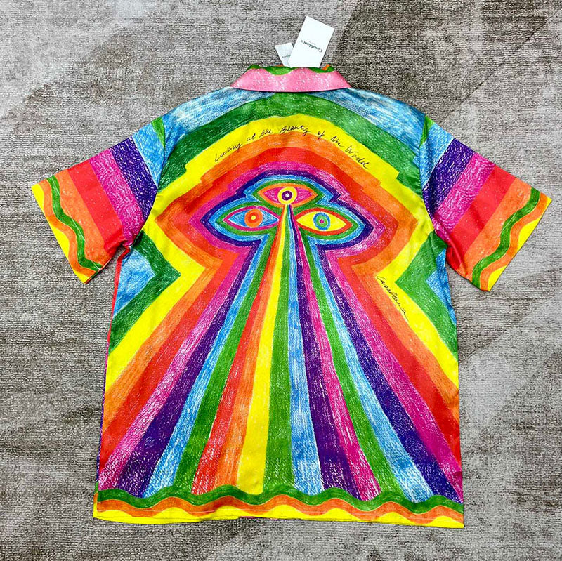 CASABLANCA Mind Vibrations Silk Shirt