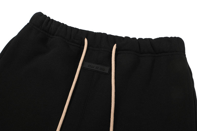 FEAR OF GOD ESSENTIALS logo-print Drawstring Track Pants Black
