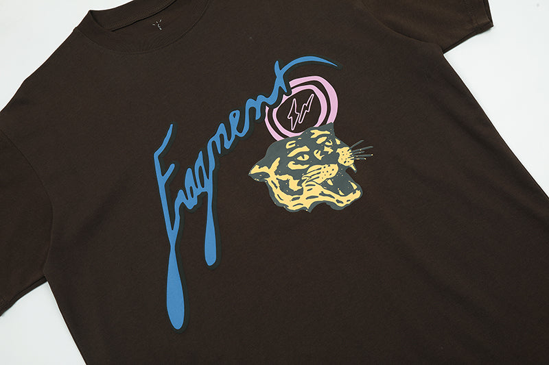 Travis Scott Cactus Jack For Fragment Icons Tee Brown